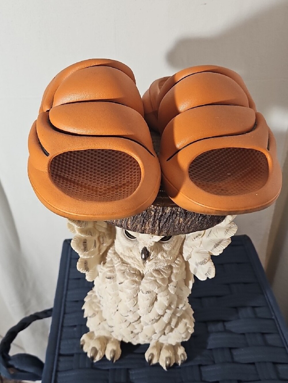 Blue Foam Slide Sandals for Men in Tan - Picture 2 of 6